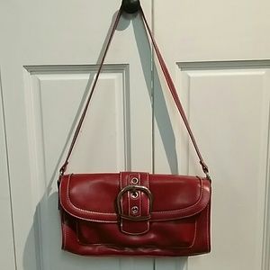 Y2K Cute Red Shoulder Purse